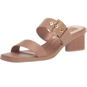 DOLCE VITA Women's Riva Sandal, Cafe Leather